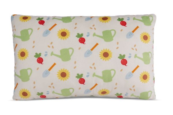  Đồ chơi thú bông 43x25cm gấu mật ong Mielo và củ cải đường hình gối bông Teddy Bear with radish cushion GREEN | NICI-49449 (con) 