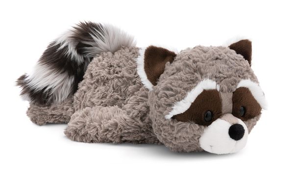  61303-Thú bông NICI Germany GREEN gấu mèo Lenno siêu mềm mịn | Soft toy Raccoon Lenno 45cm lying |Dreamy Winter 