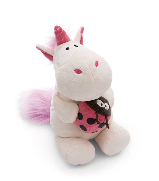  Thú nhồi bông 45cm 61389 |unicorn Theodor ladybird kỳ lân ôm cánh cam|NICI Germany 