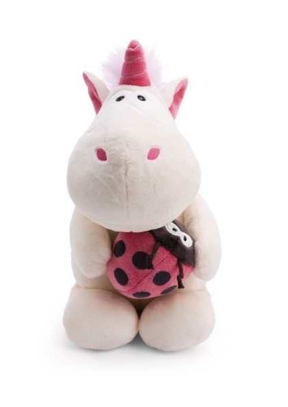  Thú nhồi bông 45cm 61389 |unicorn Theodor ladybird kỳ lân ôm cánh cam|NICI Germany 