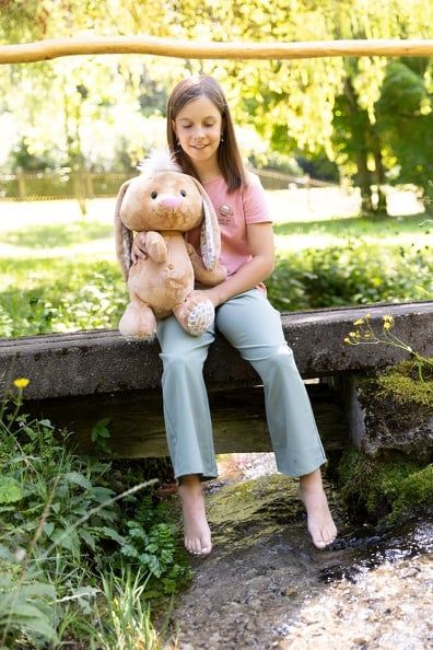  Thú nhồi bông 50cm 61456 |Floral rabbit Jelly Bunny thỏ tai dài in hoa |NICI Germany 