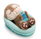  Thú nhồi bông 12cm 61580 |Sleeping Pets Forest thú rừng ngủ ngoan|NICI Germany 