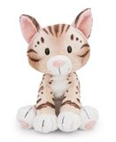  Thú nhồi bông 35cm 62192 |cat bengal sitting mèo vằn hổ ăn cá ngồi|NICI Germany 