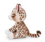  Thú nhồi bông 35cm 62192 |cat bengal sitting mèo vằn hổ ăn cá ngồi|NICI Germany 
