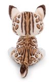  Thú nhồi bông 35cm 62192 |cat bengal sitting mèo vằn hổ ăn cá ngồi|NICI Germany 