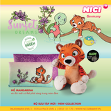  Đồ chơi thú nhồi bông gối 43x25cm cọp tiger Mandarina 
