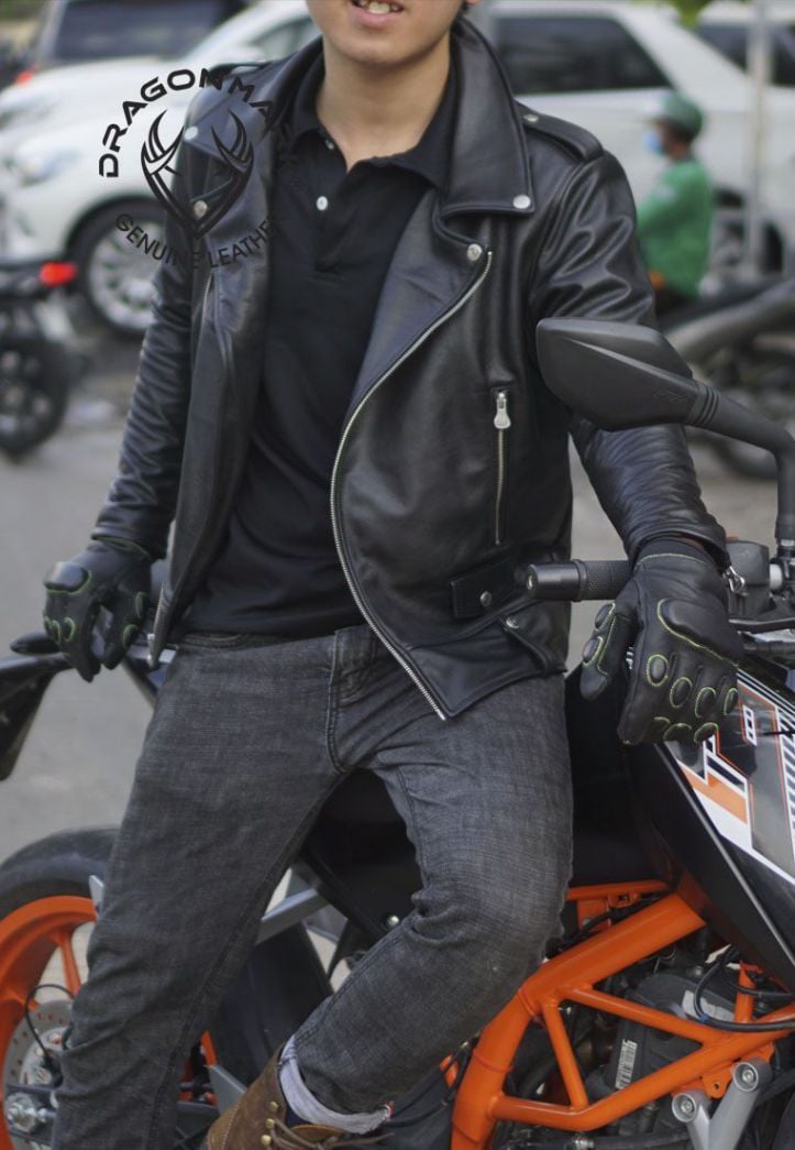 Áo Khoác Da Biker Jacket BK01