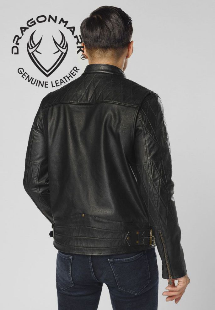 Áo Da Nam Biker Jacket M1