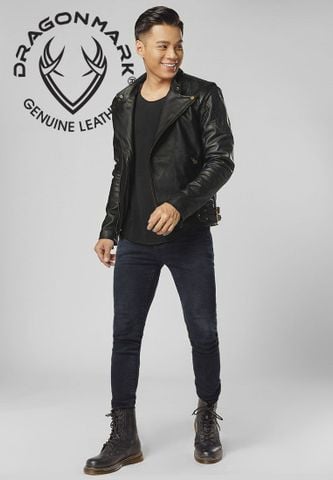 Áo Da Nam Biker Jacket M1