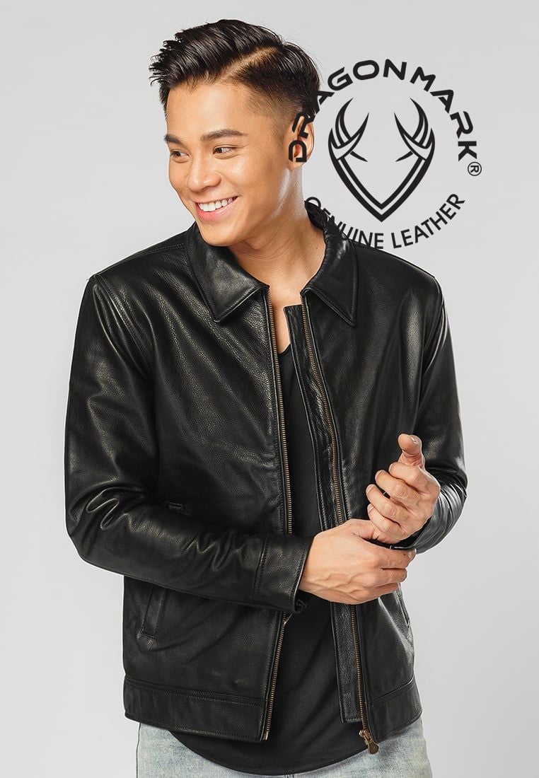 Áo Khoác Da Bò Nam Su32