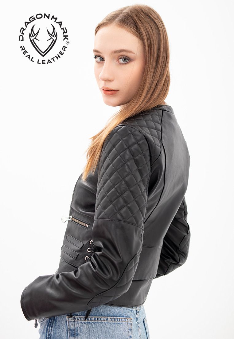 Áo Khoác Da Nữ Cao Cấp TX02