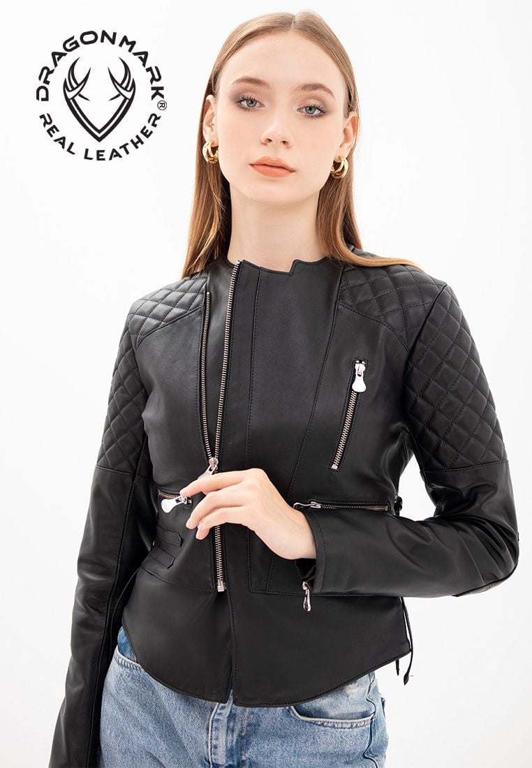 Áo Khoác Da Nữ Cao Cấp TX02