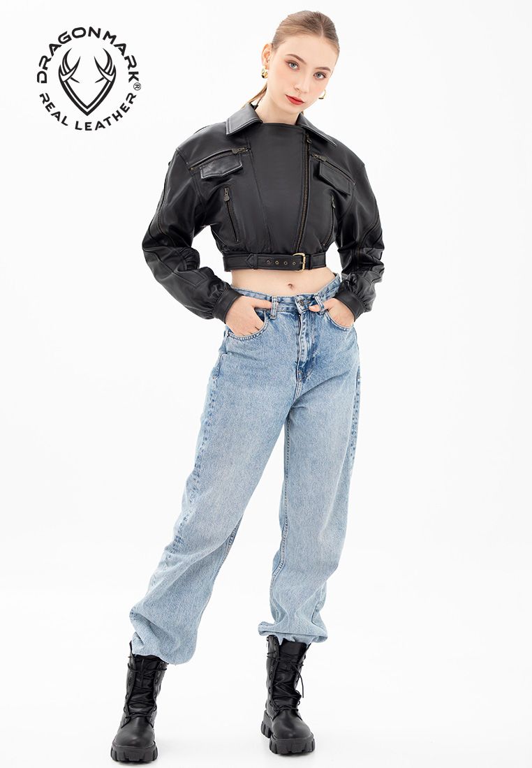 Áo Da Nữ Bomber Xịn BX1