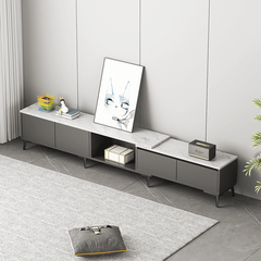 Kệ Tivi Thông Minh Mặt Vân Đá gỗ MDF mang phong cách Bắc Âu hiện đại cho không gian phòng khách sang trọng - GP298