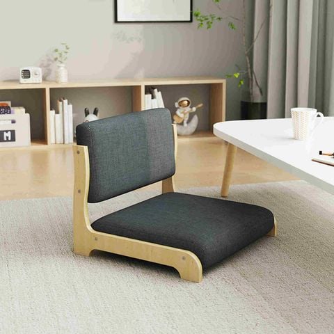 Ghế Bệt Lưng Tựa Gỗ Vải Cao Cấp - PG22