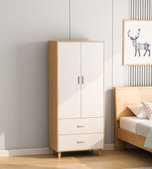 Tủ Quần Áo IGA 2 Cánh Chắc Chắn Hiện Đại, Gọn Gàng, Tối Giản - GP271