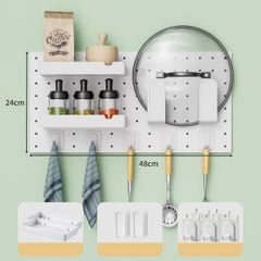 Bảng Pegbroad Đa Năng (Dán Tường 480x240) - GM170