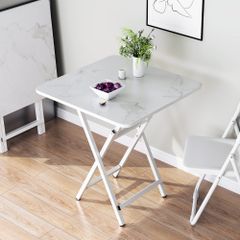 Bàn Ăn Gấp Gọn Thông Minh Màu Trắng Tạo Điểm Nhấn Cho Phòng Bếp - Nội Thất IGA - GM125