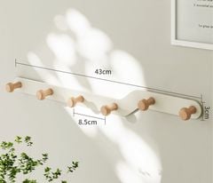 [Giảm giá 60%] Móc Treo Quần Áo IGA Tối Giản, Móc Gỗ Tiện Lợi - GM180