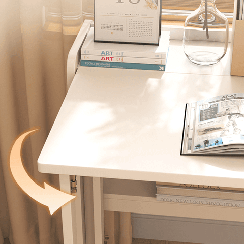 Bàn làm việc gấp gọn kết hợp kệ sách thông minh với thiết kế hiện đại cho góc làm việc tối giản, tinh gọn - GP309