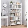 Kệ Sách Khung Sắt Đa Năng 4-5-6 Tầng Hiện Đại Full trắng - GM97 - Nội Thất IGA Việt Nam