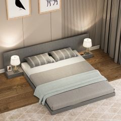 Giường Ngủ Gỗ Hiện Đại IGA Phong Cách Nhật Bản - GP265