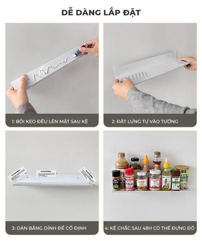 Kệ Gia Vị Dán Tường - GM178