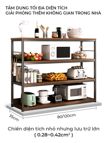 Kệ bếp đa năng 3 tầng - 4 tầng - GM136 - Nội Thất IGA Việt Nam