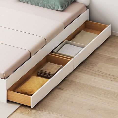 Giường Ngủ Hiện Đại Không Kèm Tab Vân Gỗ Trắng - Đa Dạng Kích Thước - GP342