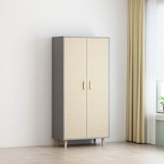 Tủ Quần Áo Shelf - 176x 80x 45 cm - Màu Vân Gỗ Phối Trắng - GP129 - Nội Thất IGA Việt Nam