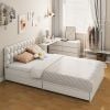 Giường Ngủ Hiện Đại Không Kèm Tab Vân Gỗ Trắng- Đa Dạng Kích Thước - GP342 - Nội Thất IGA Việt Nam