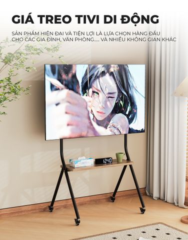 Giá Treo Tivi Di Động IGA Hiện Đại, Linh Hoạt Sử Dụng - GM189.V2