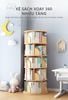 Kệ Sách Xoay 360 Đa Tầng Tiện Lợi chất liệu MDF cho không gian sống hiện đại, gọn gàng - GP269