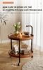 Bàn Trà Di Động 2 Tầng Có Bánh Xe Tiện Lợi, Linh Hoạt - GM188