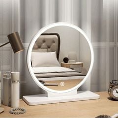 Gương Trang Điểm Để Bàn với Led Cảm Ứng Thông Minh cho góc trang điểm hiện đại - GP214