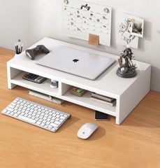Kệ PC Để Bàn Trắng - GA25