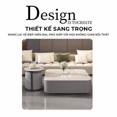 Bàn Trà Sofa Vuông IGA - Tối Giản, Tinh Tế, An Toàn - GM169
