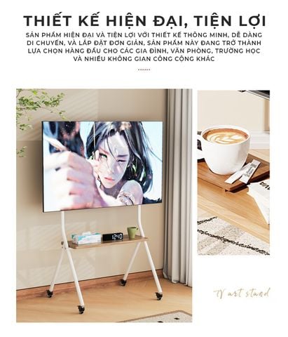 Giá Treo Tivi Di Động IGA Hiện Đại, Linh Hoạt Sử Dụng - GM189.V2