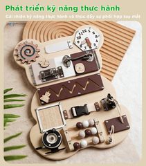 Bảng Đồ Chơi Giáo Dục Thông Minh Cho Bé Gỗ Polywood Cao Cấp IGEA - TOY10 - Nội thất IGA Việt Nam