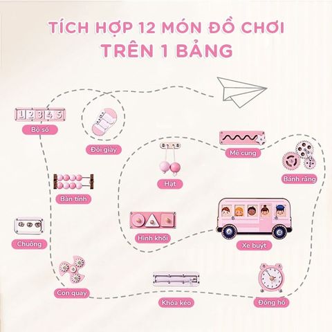 Bảng Đồ Chơi Giáo Dục Thông Minh Cho Trẻ Chất Lượng Cao Cấp IGEA- TOY01