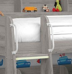 Giường Tầng Thông Minh 1m2x2m Vân Vải - GP356.07