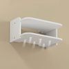 Kệ Treo Tường Định Tuyến Wifi Màu Trắng Chống Thấm Nước - Nội Thất IGA - IG407