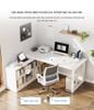 Bàn Làm Việc Gỗ MDF kết hợp Kệ Sách Đa Năng cho Góc Làm Việc Hiện Đại - GM131 - Nội Thất IGA Việt Nam
