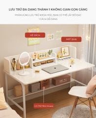 Bàn học tập & làm việc thông minh full trắng - GM161 - Nội Thất IGA Việt Nam