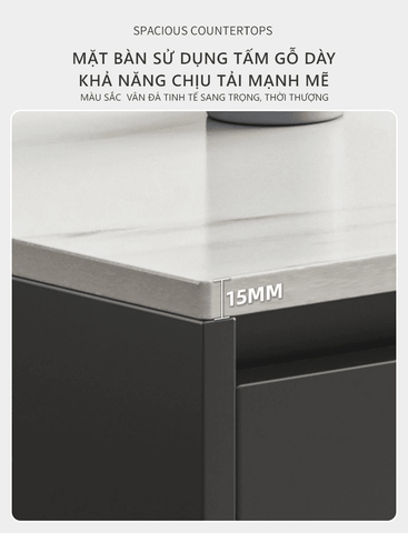 Bàn Trà Mặt Màu Vân Đá Sang Trọng Hiện Đại - GP296