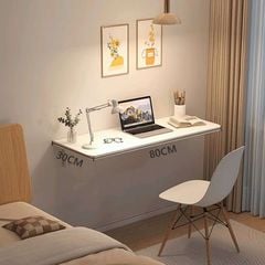 Bàn gấp gọn treo tường thông minh chất liệu MDF tối ưu cho không gian học tập, làm việc tiện lợi - GP302 - Nội Thất IGA Việt Nam