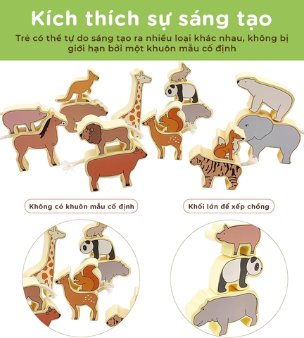 Bộ Đồ Chơi 16 Con Vật Giáo Dục Thông Minh Cho Trẻ Chất Lượng Cao Cấp IGEA- TOY14