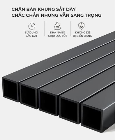 Bàn Trà Sofa Tròn Khung Đen IGA Hiện Đại, Thẩm Mỹ - GM148