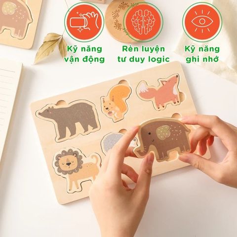 Bảng Đồ Chơi Giáo Dục Nhận Biết Động Vật Cho Trẻ Chất Lượng Cao Cấp IGEA - TOY08 - Nội Thất IGA Việt Nam