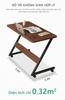 Bàn Làm Việc  - Bàn Học Chân Chữ Z Có Bánh Xe IGA - GM75 - Hết hàng